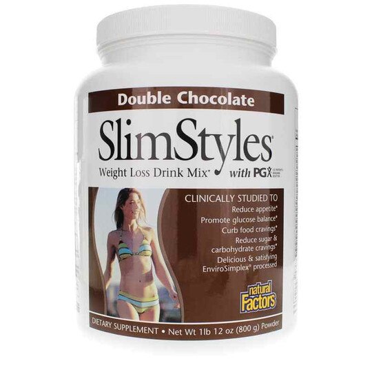 SlimStyles with PGX Weight Loss Drink Mix, Natural Factors